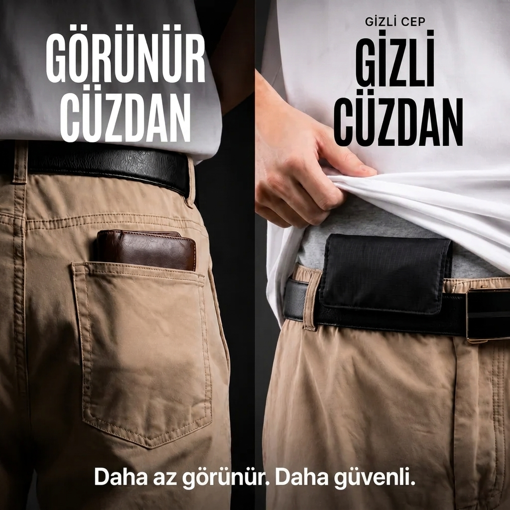 GizliKasa™ – Gizli Cep Bölmesi